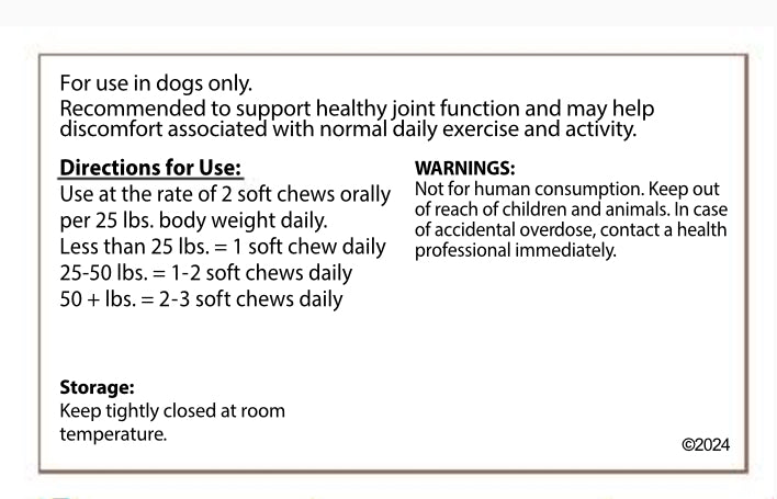 KADEN'S CANINE HIP & JOINT CHEWS