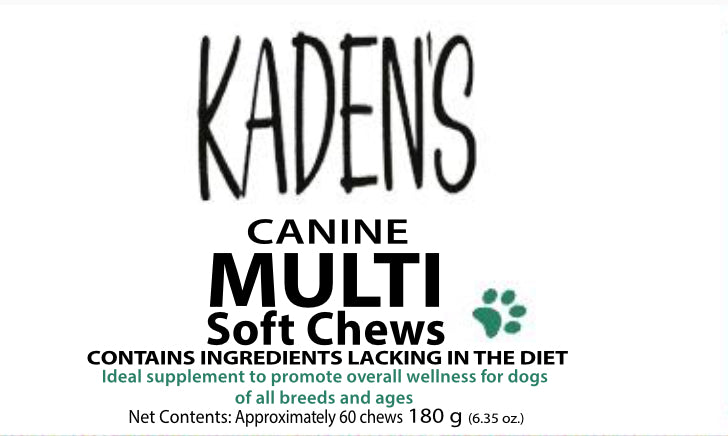 KADEN'S CANINE MULTI VITAMIN CHEWS