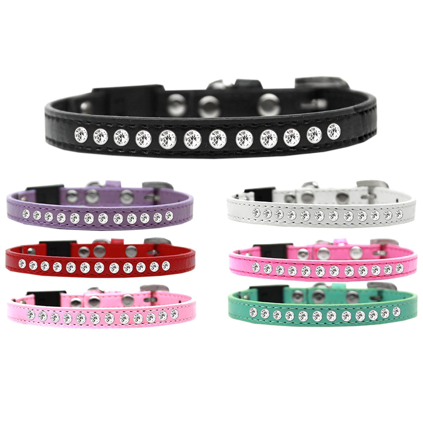 Clear Jewel Cat Safety Collar