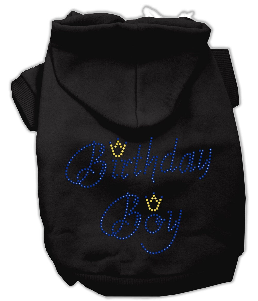 Birthday Boy Dog & Cat Hoodie with Rhinestones