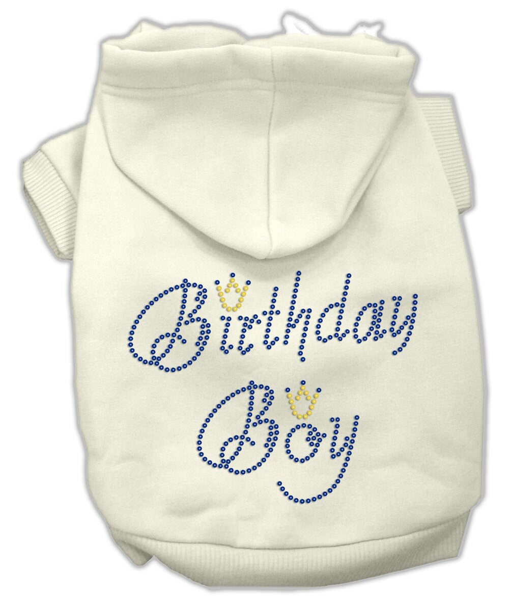 Birthday Boy Dog & Cat Hoodie with Rhinestones